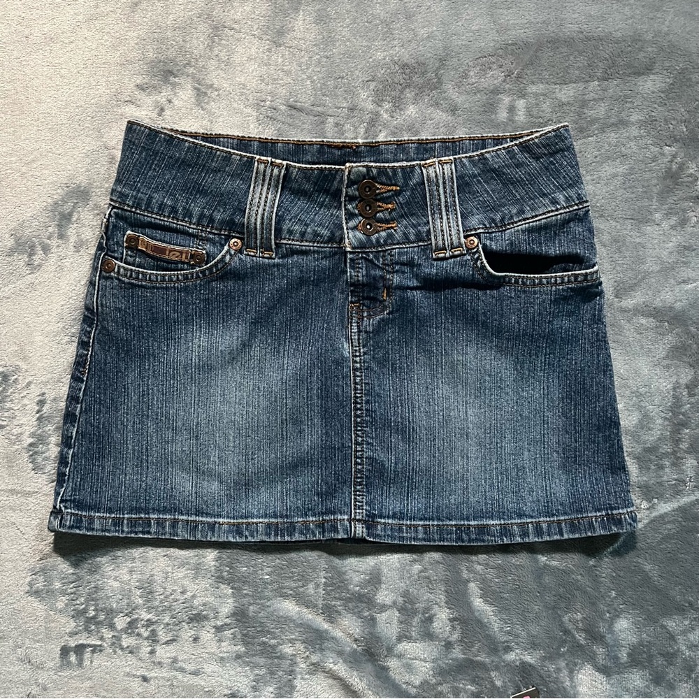 Denim Mini Skirt